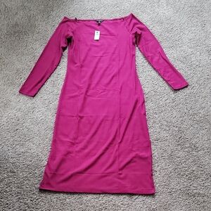 Banana Republic Off Shoulder Midi Dress   MT